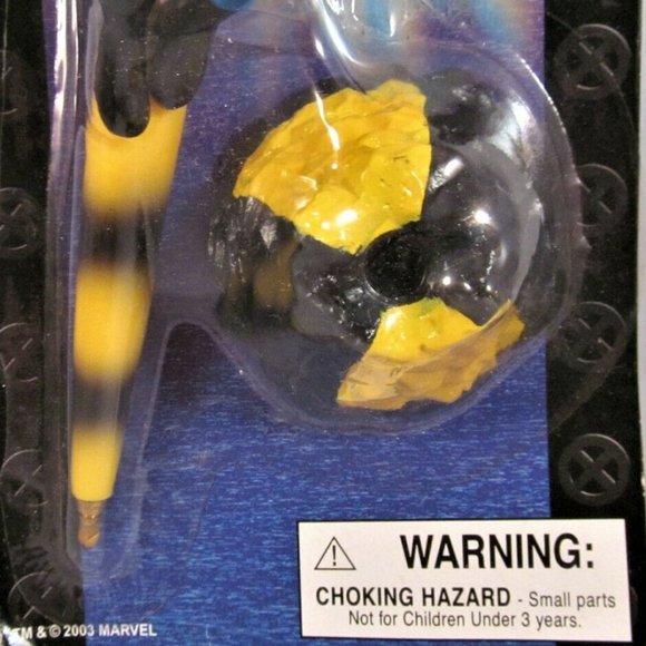 Marvel 2003 Wolverine Jiggle Head Pen with Stand - Picture 5 of 12